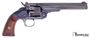 Picture of Taylor's & Co. Uberti Smith & Wesson No3 Single Action Schofield Model 2 Reproduction  45 Colt, 7" Barrel, Engraved Blued, Top Break, New Condition