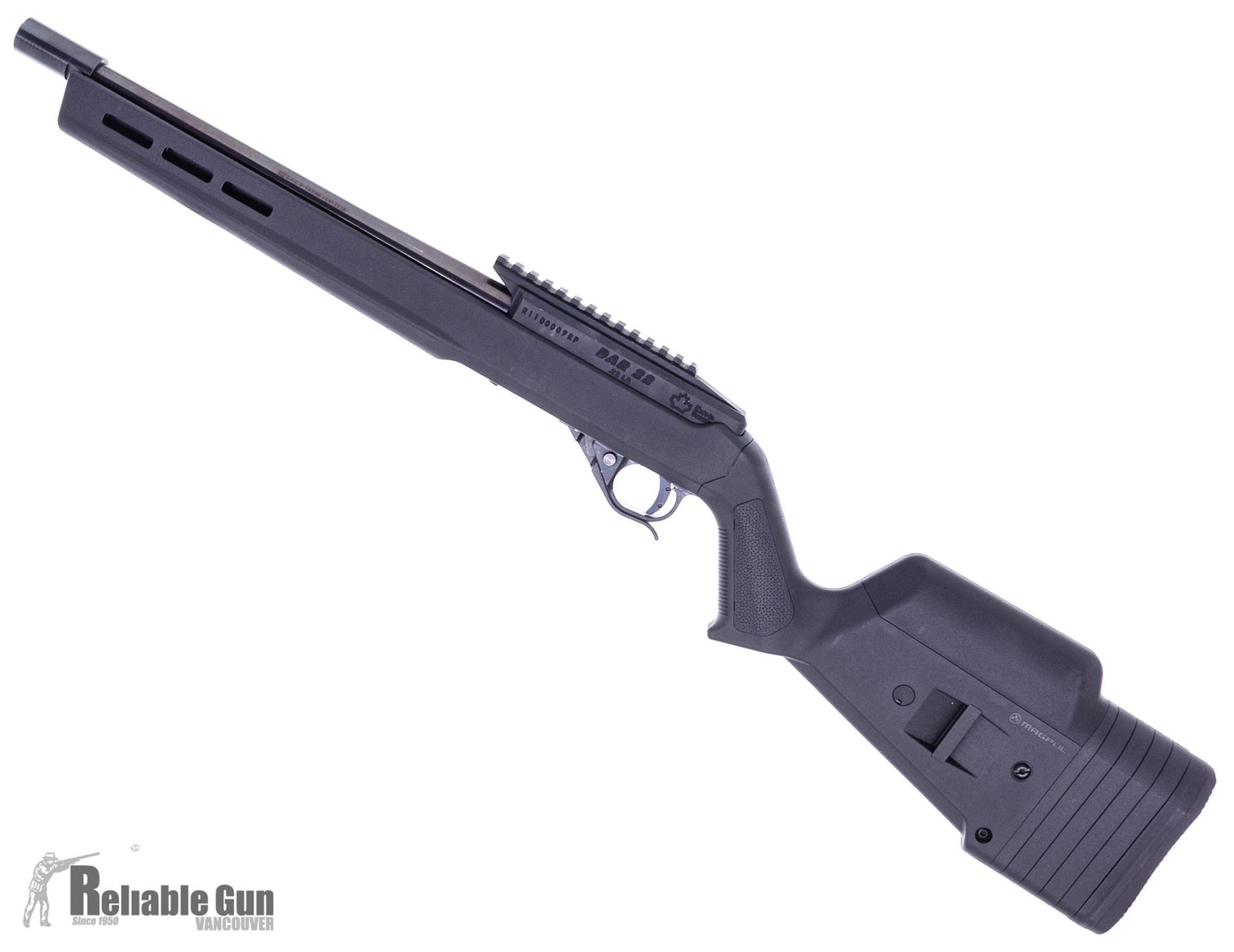 Used dlask dar 22 semi auto 22 lr rifle 12 5 barrel magpul x hunter