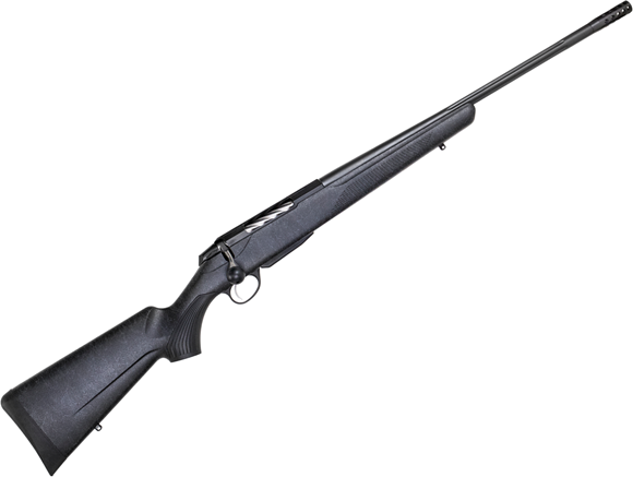 Picture of Tikka T3X Lite RoughTech Bolt Action Rifle - 308 Win, 22.4" Fluted Threaded w/Brake, Black/Gray Roughtech Synthetic Stock, Standard Trigger, 3rds, No Sights