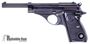 Picture of Used Beretta Model 75 Single Action Semi-Auto Pistol - 22 LR, 6", (152mm), Blued, Polymer Grips, 1 Magazine, Fixed Sights, Thumb Lever Safety, Good Condition
