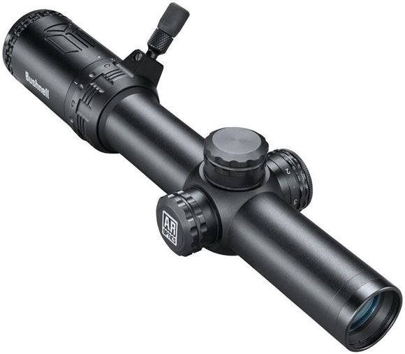 Picture of Bushnell AR Riflescopes - 1-6x24mm, Matte, Illuminated BTR-1 SFP, Etched Glass, 30mm, 6 Mil Per Rotation, Fully Multi-Coated, CR2032 Battery, Waterproofing, Capped Turrets