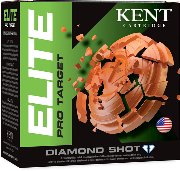 Picture of Kent Elite Pro Target Shotgun Ammo - 12Ga, 2-3/4", 1-1/8oz, #8, 250rds Case, 1300fps