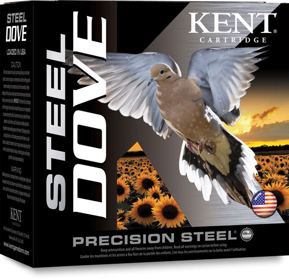 Picture of Kent Steel Dove Precision Steel Shotgun Ammo - 12Ga, 2-3/4", 1oz, #6, 25rds Box, 1400fps