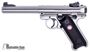 Picture of Used Ruger Mk IV Target Semi-Auto Pistol - 22 LR, 5.5", Stainless Steel, Adjustable Rear Sights, 2 Mags, Original Box & Manual, Excellent Condition