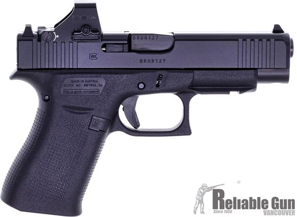 Picture of Used Glock 48MOS Semi Auto Pistol, 9mm Luger, w/Holosun HS407K Red Dot, 3 Magazines Original Box, Very Good Condition