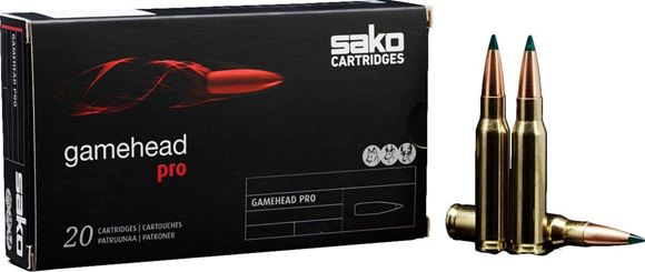 Picture of Sako Rifle Ammo - 300 Win Mag, 180Gr, Gamehead Soft Point (153A), 10rds Box
