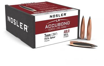 Picture of Nosler Bullets, AccuBond Long Range - 7mm Caliber (.284"), 175Gr, Spitzer, 100ct Box