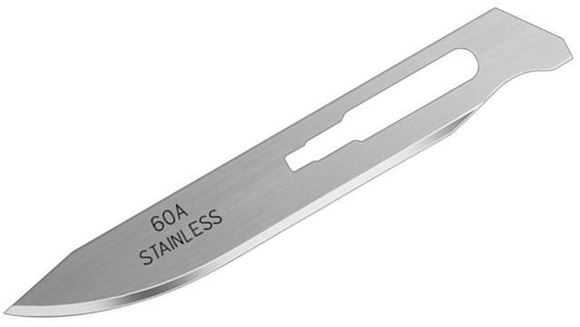 Picture of Havalon Knives, Razor Knife Blades - Replacement Blades #60A, Stainless Steel, Fits all Piranta Knives, 12 Surgically Sealed Blades Pack