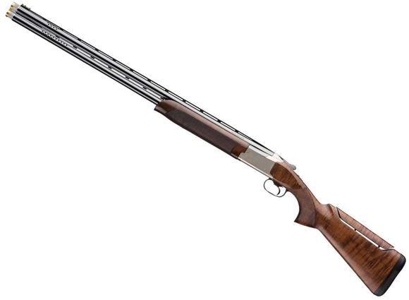 Picture of Browning Citori 725 Sporting Left Hand w/Adjustable Comb Over/Under Shotgun - 12Ga, 3", 32", Ported Barrel, Vented Rib, Polished Blued, Silver Nitride Finish Receiver, Grade III/IV Black Walnut Stock w/Adjustable Comb, HiViz Pro-Comp Front, Invector-DS (