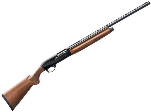 Picture of Benelli Montefeltro Semi-Auto Shotgun - 20Ga, 3", 26", Vented Rib, Gloss Blued, Anodized Black Alloy Receiver, Satin Finish Walnut Stock, 4rds, Red-Bar Front & Metal Mid-Bead Sights, Crio Chokes (IC,M,F)
