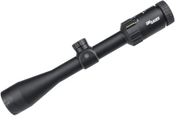 Picture of Sig Sauer Riflescopes - WHISKEY3, 4-12x40mm, 0.25 MOA, SFP, BDC-1 QuadPlex Reticle, 1", Black, IPX7 Waterproof, Low Dispersion (LD) Glass