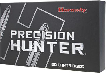 Picture of Hornady Precision Hunter Rifle Ammo - 28 Nosler, 162Gr, ELD-X, 20rds Box