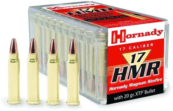 Hornady Rimfire Ammo - 17 HMR, 20Gr, HP XTP, 50rds Box