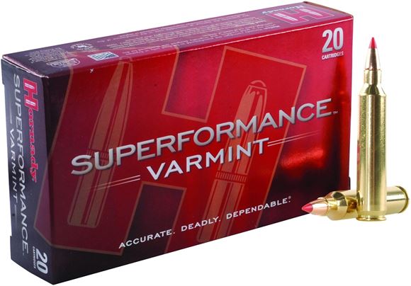 Picture of Hornady Superformance Varmint Rifle Ammo - 204 Ruger, 32Gr, V-MAX Superformance, 20rds Box