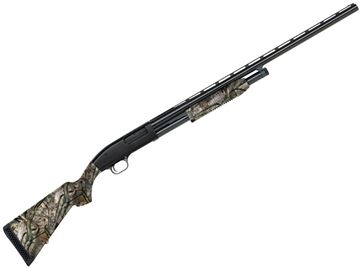 Picture of Mossberg Maverick 88 All Purpose Pump Action Shotgun - 12Ga, 3", 28", Blued, Mossy Oak Camo Synthetic Stock, 5rds, Front Bead Sight, Accu-Choke (Modified)