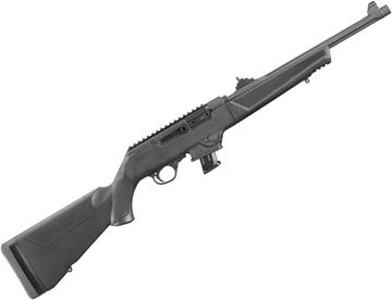 Picture of Ruger PC Carbine Semi Auto Rifle - 9mm Luger, 18.6" Barrel, 1 Magazine, Takedown, Adj Ghost Ring Rear Sight, Threaded Fluted