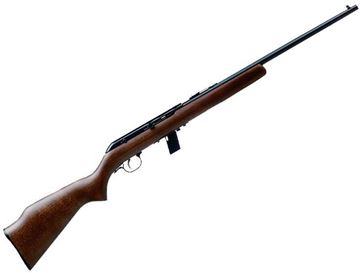 Picture of Savage Arms 64 G Rimfire Semi-Auto Rifle - 22 LR, 20-1/2", Satin Blued, High Luster Natural Wood, 10rds