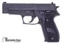 Picture of Certified Pre Owned Sig Sauer P226 Semi-Auto - 9mm Luger, 4.5" Barrel, Black Slide, Black Frame, Original Grips, 2 Mags & Original Box, Made In W. Germany, German Proof Marks, 1994 Production, Matching Serial Numbers, Very Good Condition