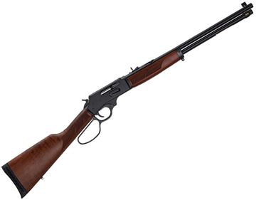 Picture of Henry Repeating Arms Side Gate Large Loop Lever Action Rifle - 30-30, 20", Blued, Steel Receiver, Checkered American Walnut Stock, Adjustable Buckhorn Rear Sight & Ramp Front, 5rds