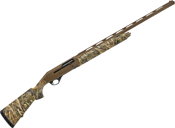Picture of Stoeger Industries M3500 Max-5 Camo Semi-Auto Shotgun - 12Ga, 3-1/2", 28", Vented Rib, Realtree Max-5 Synthetic Stock, Bronze Cerakote Receiver, 4rds, Red-Bar Front Sight, MobilChoke (IC,M,F,XFT)