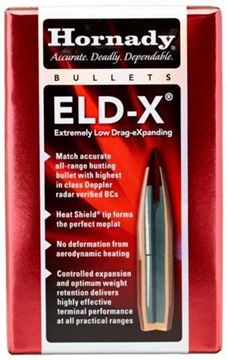 Picture of Hornady Rifle Bullets, ELD-X - 6mm Caliber (.243"), 103Gr, 100ct Box