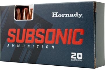 Picture of Hornady Sub-Sonic Rifle Ammo - 450 Bushmaster, 395Gr, Sub-X, 20rds Box