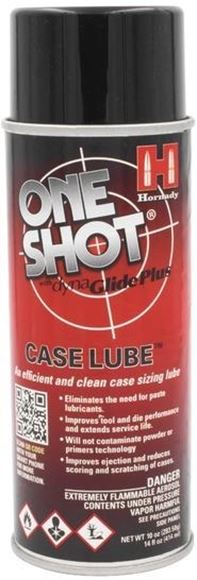 Picture of Hornady Lubes & Cleaners - One Shot Spray Case Lube w/Dyna Glide Plus, 14oz (396.8g) Aerosol