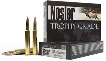 Picture of Nosler Trophy Grade Rifle Ammo - 280 Ackley Improved, 160Gr, Partition, 20rds Box