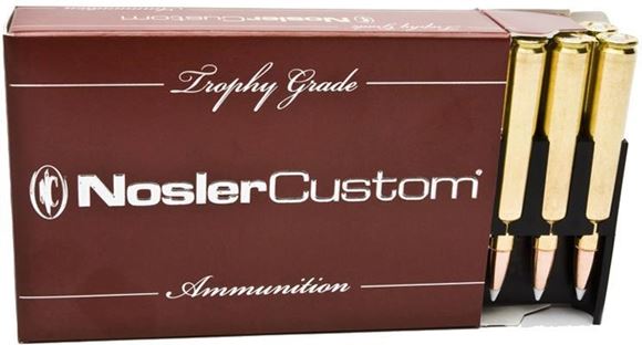 Picture of Nosler Trophy Grade Rifle Ammo - 300 RUM, 180Gr, Partition, 20rds Box