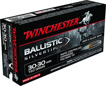 Picture of Winchester Supreme Ballistic SilverTip Rifle Ammo - 30-30 Win, 150Gr,  20rds Box