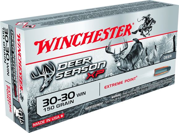 Picture of Winchester Deer Season XP Rifle Ammo - 30-30 Win, 150Gr, Extreme Point, 20rds Box