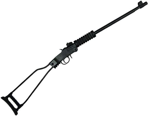 Picture of Chiappa Little Badger Rimfire Single Shot Rifle - 17HMR, 16-1/2", Blued, Adjustable Rear Sight, w/Nylon Carry-Bag, Special Cartridge Holder