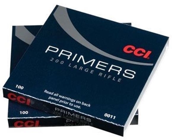Picture of CCI Primers, Standard Rifle Primers - No. 200, Large Rifle Primers, 100ct Pack