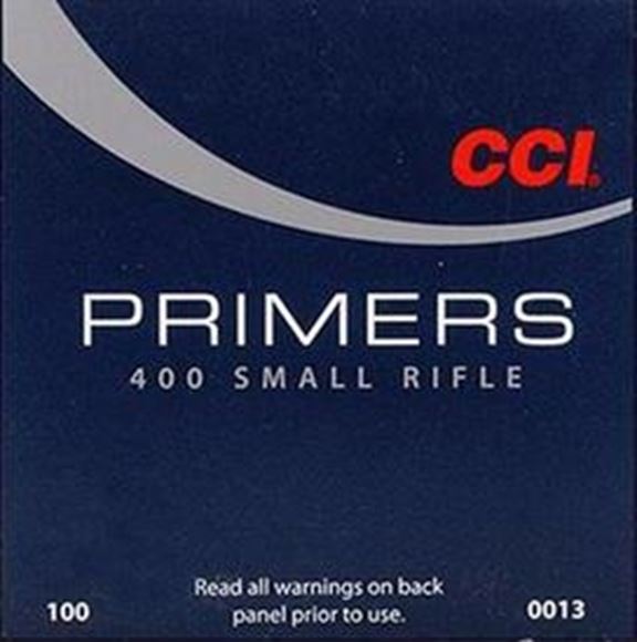 Picture of CCI Primers, Standard Rifle Primers - No. 400, Small Rifle Primers, 100ct Pack