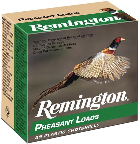 Picture of Remington Upland Loads, Pheasant Loads Shotgun Ammo - 20Ga, 2-3/4", 2-3/4 DE, 1oz, #5, 25rds Box, 1220fps