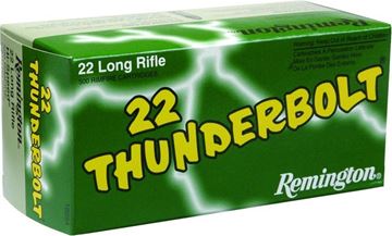 Picture of Remington Thunderbolt Rimfire Ammo - High Speed, 22 LR, 40Gr, RN, 500rds Bulk Box
