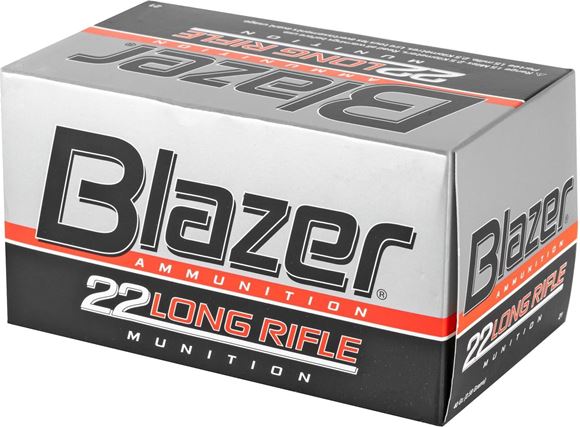 Picture of CCI Blazer Rimfire Ammo - High Velocity, 22 LR, 40Gr, LRN, 5000rds Case, 1235fps