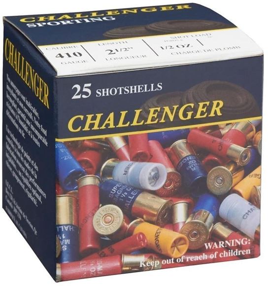 Picture of Challenger Game Loads Shotgun Ammo - .410", 2-1/2", 1/2 oz, #7.5, 25rds Box