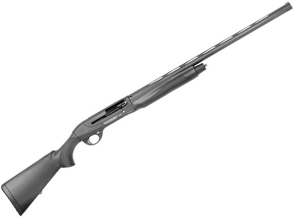 Picture of Weatherby 18i Synthetic Semi-Auto Shotgun - 12Ga, 3.5", 28", Matte Black, Full Length Vented Top Rib, Elastomer Synthetic Stock & Forend, 4+1rds, LPA Fiber Sights, (F,M,IC,IM,C)