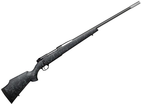 Picture of Weatherby Mark V Accumark Bolt Action Rifle - 300 Wby Mag, 26", Fluted Stainless Barrel, #3 Contour, 1-10", Monte Carlo Composite Stock, 54 Degree Bolt, 3rds, LXX Trigger