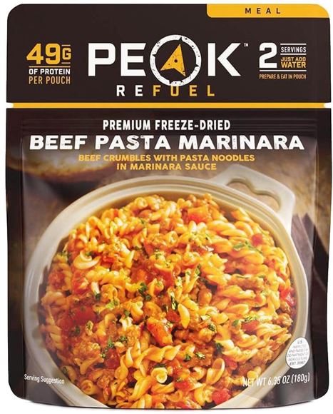 Picture of Peak Refuel Freeze Dried Meals - Beef Pasta Marinara Meal