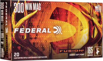 Picture of Federal Fusion Rifle Ammo - 300 Win Mag, 165Gr, Fusion, 20rds Box