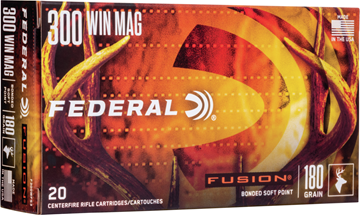Picture of Federal Fusion Rifle Ammo - 300 Win Mag, 180Gr, Fusion, 20rds Box
