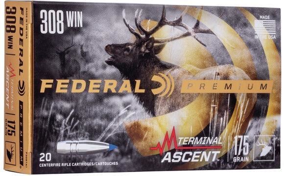 Picture of Federal Premium Vital-Shok Rifle Ammo - 308, 175Gr, Terminal Ascent, 200rds Case