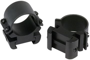 Picture of Weaver Rings, Detachable Top Mount, Sure Grip Detachable Rings - 1", High, Matte Black