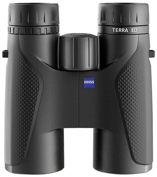 Picture of Zeiss Hunting Sports Optics, TERRA ED Binoculars - 8x42mm, Matte Black, Schott ED Glass, 100 mbar Water Resistance, Nitrogen Filled