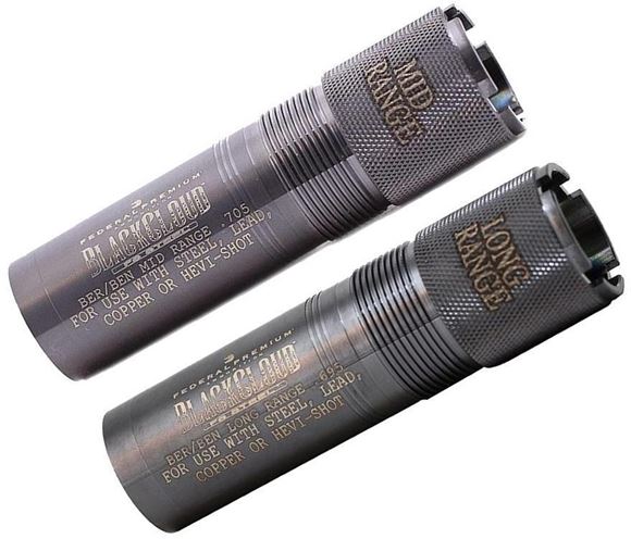 Picture of Carlson's Choke Tubes, Beretta/Benelli Mobil Chokes - Beretta/Benelli Mobil Black Cloud Choke Tubes, 12Ga, Long Range (.695) & Mid Range (.705) Set