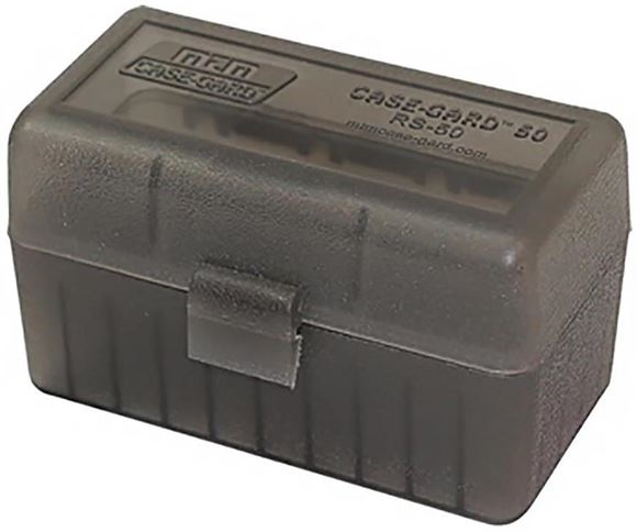 Picture of MTM Case-Gard RS-50 Series Rifle Ammo Box - RS-50-41, Smoke