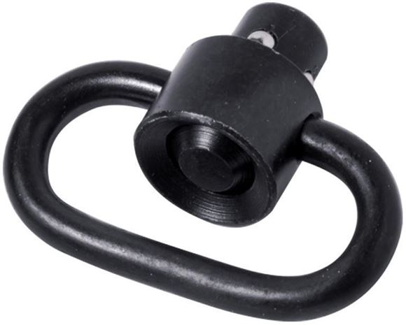 Picture of Timber Creek Outdoors Rifle Parts - Heavy Duty Push Button Sling Swivel, 1.25" Loop, Black