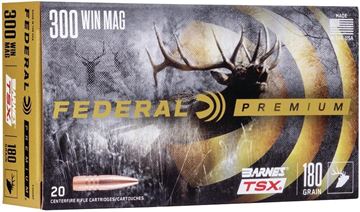 Picture of Federal Premium Vital-Shok Rifle Ammo - 300 Win Mag, 180Gr, Barnes Triple-Shock, 20rds Box